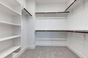 Spacious closets